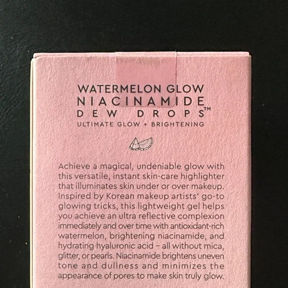 Glow Recipe Watermelon Glow Niacinamide Dew Drops - Pink and Green Packaging - Picture 4 of 9